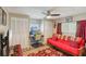 Multi-purpose room with a futon, workspace and TV at 18675 Us Highway 19 N # 488, Clearwater, FL 33764