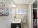 Clean bathroom with a vanity, mirror, and shower at 18675 Us Highway 19 N # 488, Clearwater, FL 33764