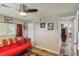 Office space with futon, TV and access to another room at 18675 Us Highway 19 N # 488, Clearwater, FL 33764