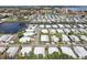 Aerial view of a waterfront mobile home community at 18675 Us Highway 19 N # 488, Clearwater, FL 33764
