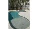 Beautiful backyard pool and jacuzzi area with a spacious patio at 239 Punta Vista Dr, St Pete Beach, FL 33706
