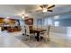 Open concept dining room adjacent to the kitchen at 5220 Butterfly Shell Dr, Apollo Beach, FL 33572