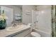 Clean bathroom with a tub shower combination at 32560 Osprey Peak Way, San Antonio, FL 33576