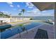 Inviting pool area overlooking the waterfront at 529 Johns Pass Ave, Madeira Beach, FL 33708