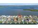 Waterfront property, aerial view at 529 Johns Pass Ave, Madeira Beach, FL 33708