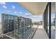 Spacious balcony with glass railings and city views at 1000 Water St # 1702, Tampa, FL 33602