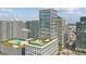 Aerial view of a modern high-rise building at 1000 Water St # 1702, Tampa, FL 33602