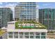 Luxury building with resort-style rooftop pool and city views at 1000 Water St # 1702, Tampa, FL 33602