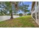 Spacious backyard with lake view at 3840 Staysail Ln # 3840, Holiday, FL 34691