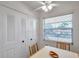 Cozy dining area with a small table and chairs, perfect for small meals at 3840 Staysail Ln # 3840, Holiday, FL 34691