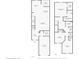 Two-story home floor plan, featuring 2 bedrooms, 2.5 bathrooms, living room, kitchen, and garage at 5315 Companion Ln, Tampa, FL 33619