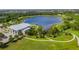Community clubhouse near a lake with walking paths at 5625 Del Coronado Dr, Apollo Beach, FL 33572