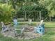 Relaxing fire pit surrounded by Adirondack chairs at 8900 143Rd St, Seminole, FL 33776