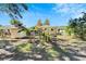 Large backyard with shed and mature trees at 2905 N 13Th St, Tampa, FL 33605