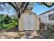 Yellow shed with double white doors at 2905 N 13Th St, Tampa, FL 33605