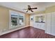 Dining room with hardwood floors and built-in cabinetry at 2905 N 13Th St, Tampa, FL 33605