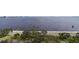 Aerial showcasing waterfront, road, and lush trees at 3507 Bayshore Blvd # 1003, Tampa, FL 33629