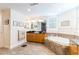 Bathroom with double vanity, soaking tub, and shower at 3507 Bayshore Blvd # 1003, Tampa, FL 33629