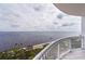 Expansive water views from private balcony at 3507 Bayshore Blvd # 1003, Tampa, FL 33629