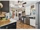 Well-equipped kitchen with stainless steel appliances and tile floor at 3715 W Santiago St, Tampa, FL 33629