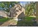 Well-maintained storage shed in backyard at 3715 W Santiago St, Tampa, FL 33629