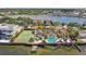Stunning waterfront property with pool and tennis court at 5031 W San Miguel St, Tampa, FL 33629
