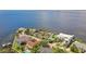 Multiple waterfront homes with tennis courts and private docks at 5031 W San Miguel St, Tampa, FL 33629