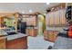 Modern kitchen with granite countertops and wood cabinets at 10645 Plantation Bay Dr, Tampa, FL 33647