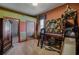 Fun ' bedroom with a bunk bed and a unique wall design at 10645 Plantation Bay Dr, Tampa, FL 33647