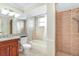 Full bathroom featuring separate tub and shower with updated fixtures at 15272 Spinning Wheel Ln, Brooksville, FL 34604