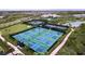 Tennis and pickleball courts in a scenic community at 29456 Velletri Ln, Wesley Chapel, FL 33543