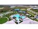 Community pool and tennis courts at 29456 Velletri Ln, Wesley Chapel, FL 33543