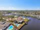 Unique waterfront property with a large lot and pool at 5181 Horseshoe Ne Pl, St Petersburg, FL 33703