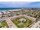Aerial view of condominium complex with pool, near beach at 6363 Gulf Winds Dr # 437, St Pete Beach, FL 33706