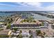 Aerial view showing building location near the water at 6363 Gulf Winds Dr # 437, St Pete Beach, FL 33706