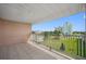 Private balcony with water and community views at 6363 Gulf Winds Dr # 437, St Pete Beach, FL 33706