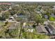 Wide aerial view of neighborhood with houses and trees at 6709 S Faul St, Tampa, FL 33616