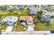 Aerial view of single Gathering home with surrounding neighborhood at 719 Winterbrooke Way, Sun City Center, FL 33573