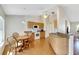 Kitchen features granite countertops and wood cabinets at 719 Winterbrooke Way, Sun City Center, FL 33573