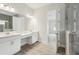 Bright bathroom with a double vanity at 13110 Homestead Ln, Parrish, FL 34219