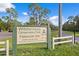Wilderness Conservation Park Flatwoods Site entrance sign and trailhead at 18001 Richmond Place Dr # 734, Tampa, FL 33647