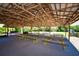 Covered picnic pavilion with tables and benches at 3204 Stagecoach Trl, Wimauma, FL 33598