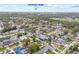 Wide aerial view showing property location near Downtown Tampa at 7343 Brookview Cir, Tampa, FL 33634