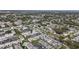 Aerial view of apartment complex near a waterway and other houses at 7701 Starkey Rd # 324, Seminole, FL 33777