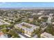 An aerial view showcasing the building and the surrounding community at 11485 Oakhurst Rd # 322, Largo, FL 33774