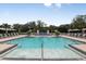 Resort-style community pool with lounge chairs at 4351 Cloud Hopper Way, Lutz, FL 33559