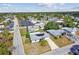 Bird's-eye view showcasing the home's neighborhood setting at 7511 Tyson Dr, Port Richey, FL 34668
