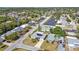 High-angle view of the house and its surroundings at 7511 Tyson Dr, Port Richey, FL 34668