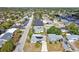 Aerial view showing home's location in a residential neighborhood at 7511 Tyson Dr, Port Richey, FL 34668