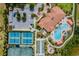 Community amenities including tennis, pickleball, and pool at 8520 Grand Alberato Rd, Tampa, FL 33647